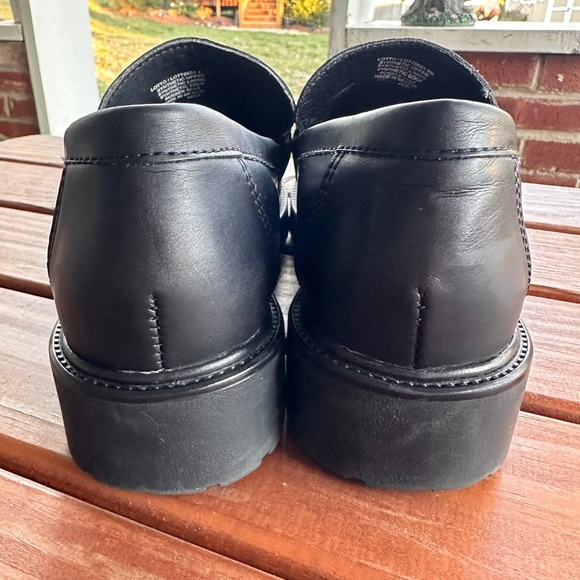 Steve Madden Lotto Black Lug Sole Chunky Loafers Platform Shoes Size‎ 8 - Picture 4 of 12